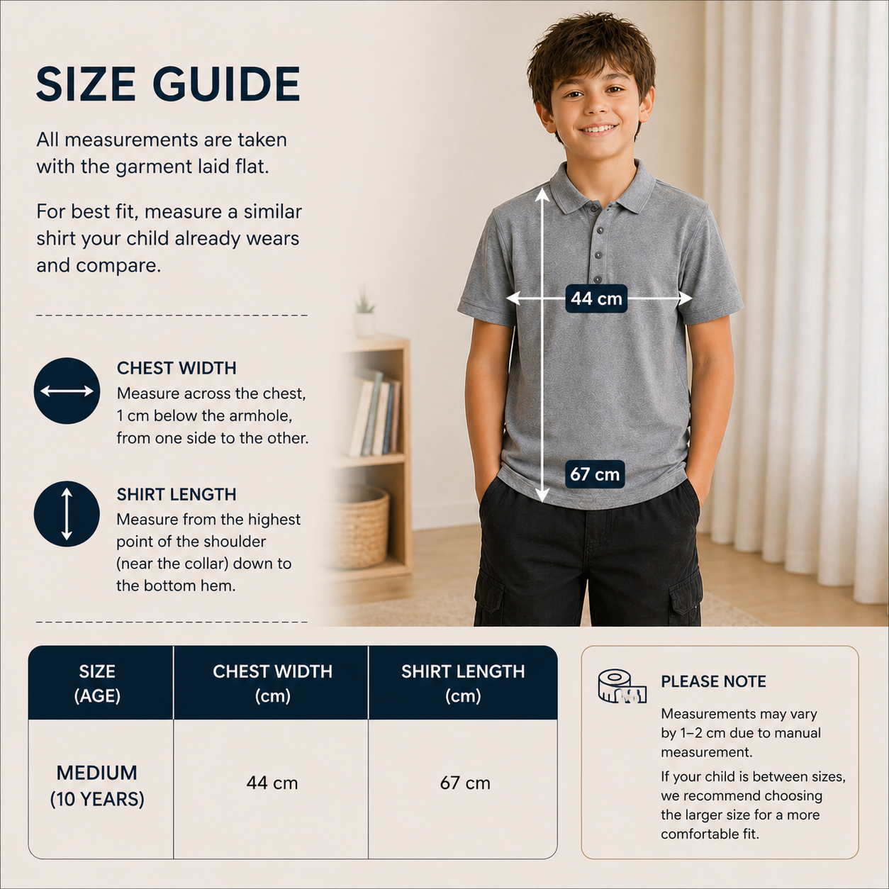 Classic Grey Polo Shirt