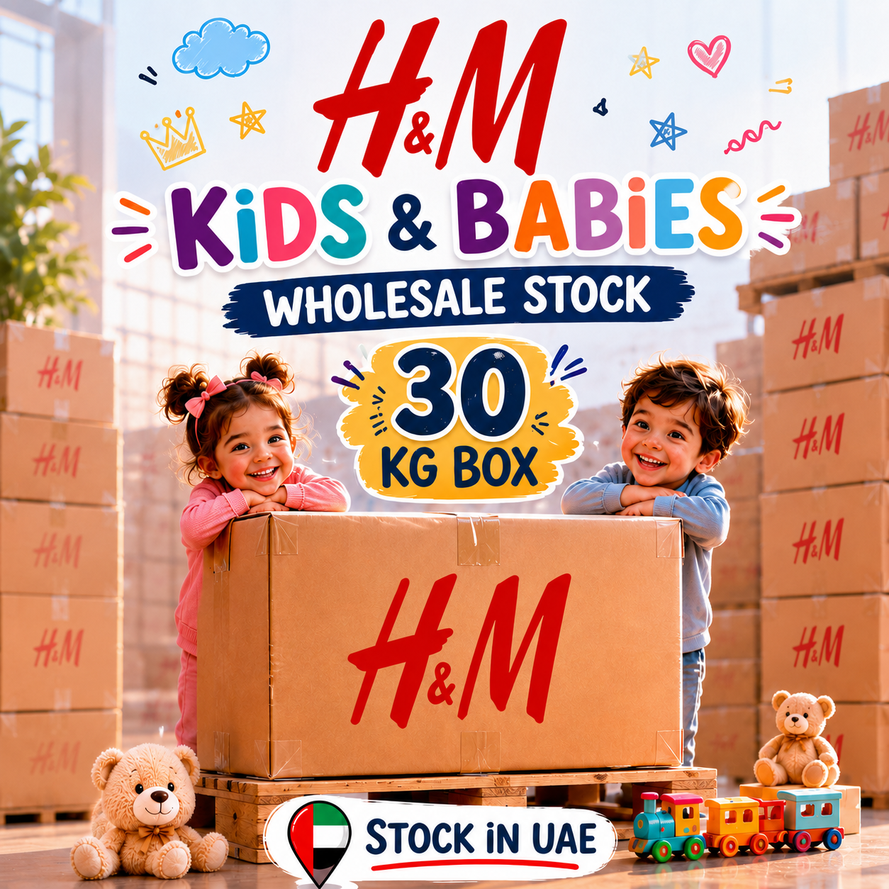 H&M Kids & Babies Summer Collection – 100% Original Wholesale Stock