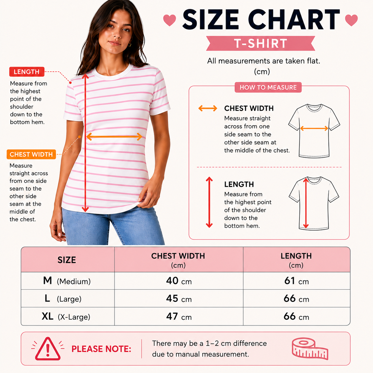 Soft Ribbed Stripe T-Shirt