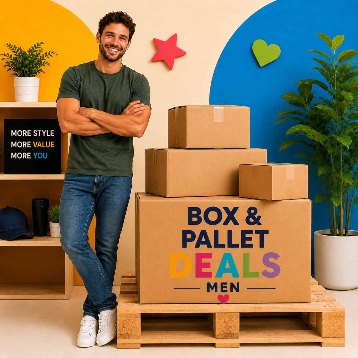Men Box & Pallet Deals