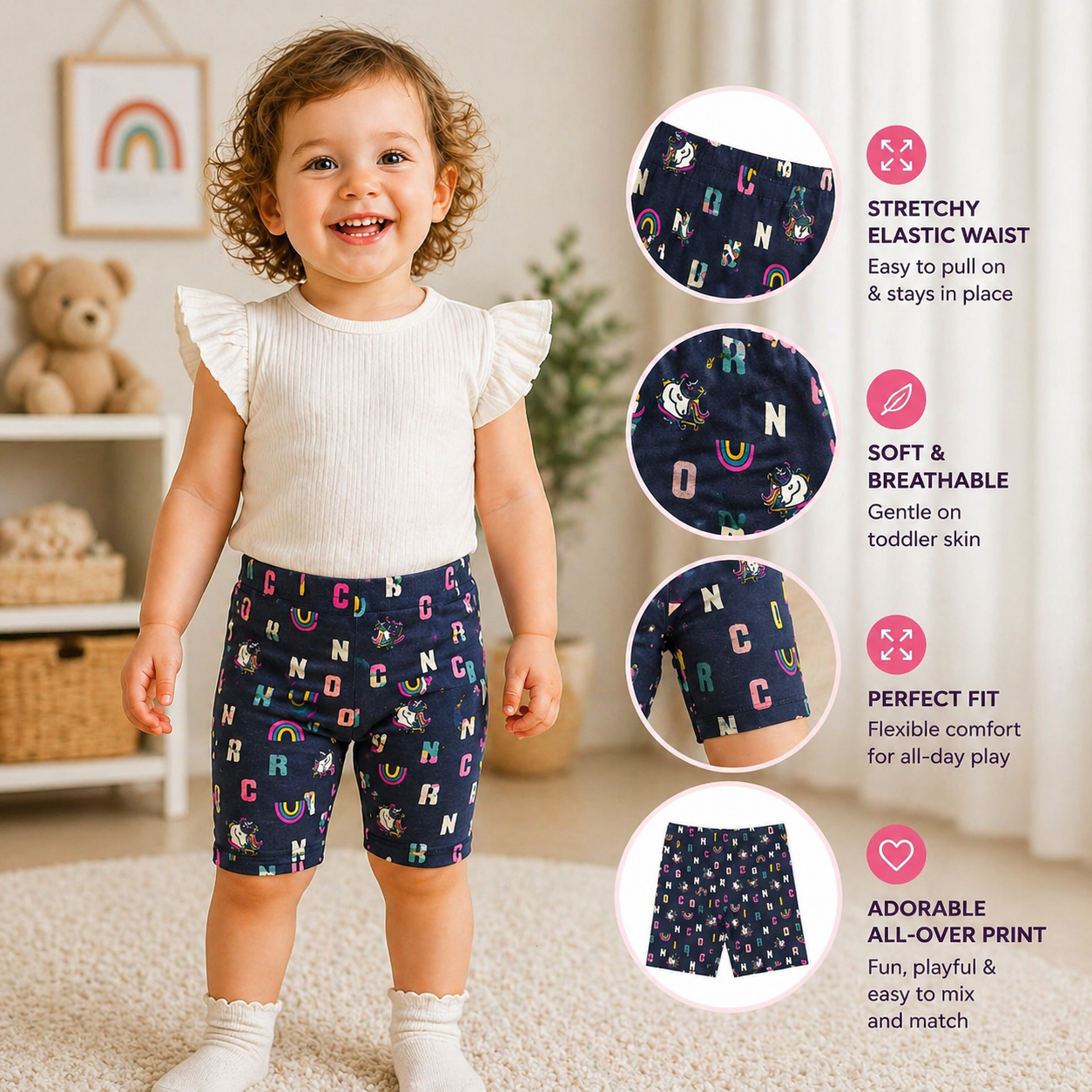 Toddler Printed Shorts