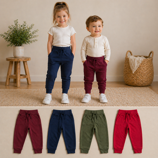 Kids Soft Cotton Jogger Pants