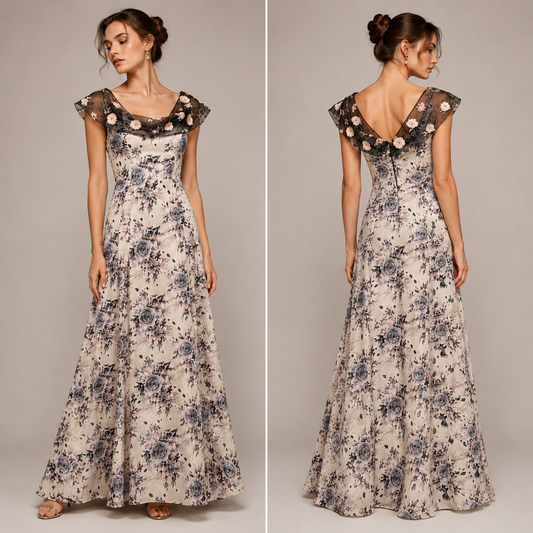 Floral Romance Gown