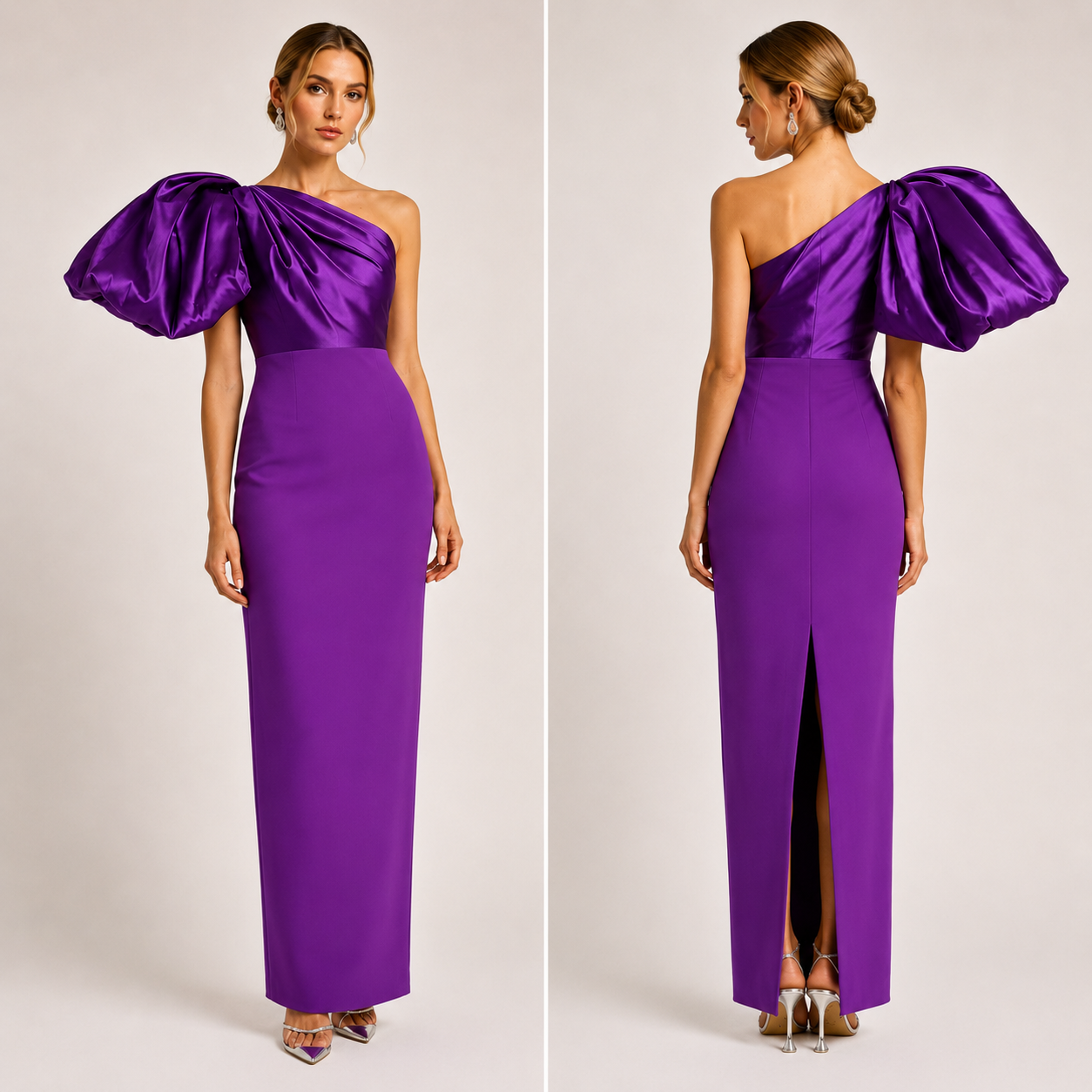 Royal Violet Statement Gown