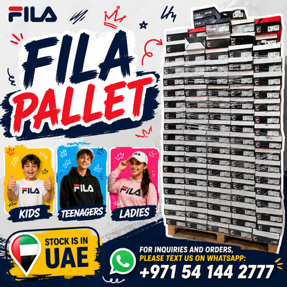 FILA Shoes Pallet – Kids, Teenagers & Ladies - 100% Original