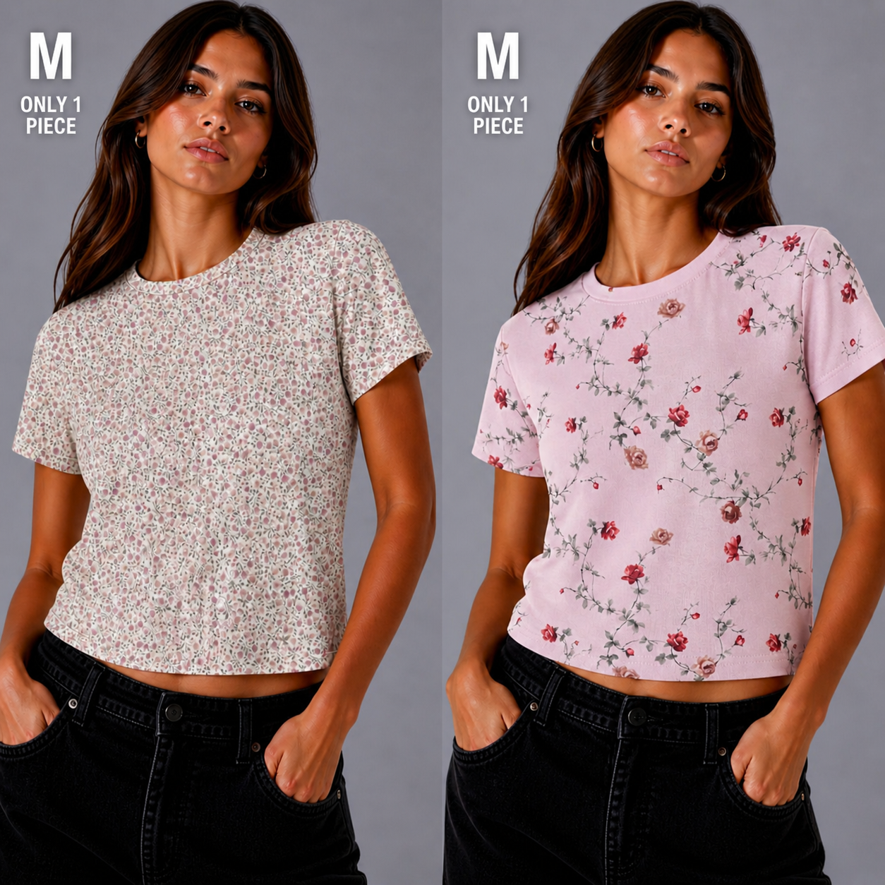 13-Piece Printed T-Shirt Bundle – Mixed Designs