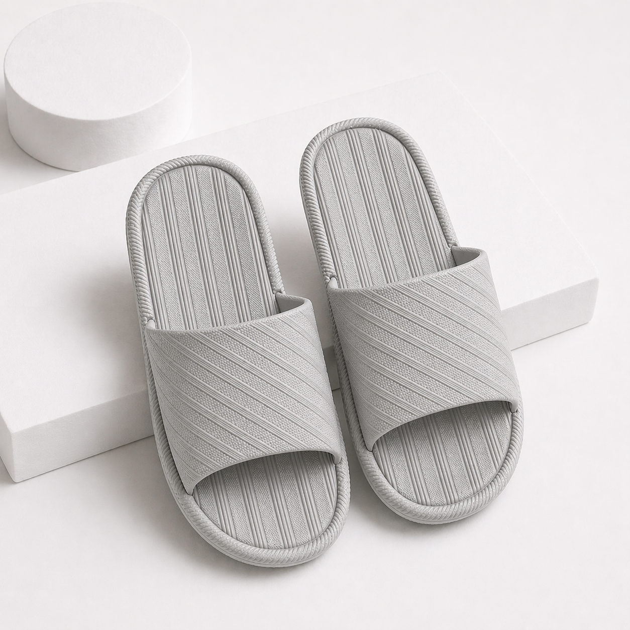Cloud Comfort Textured Slide Slippers