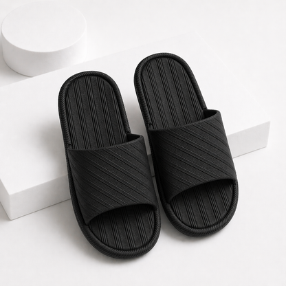 Cloud Comfort Textured Slide Slippers