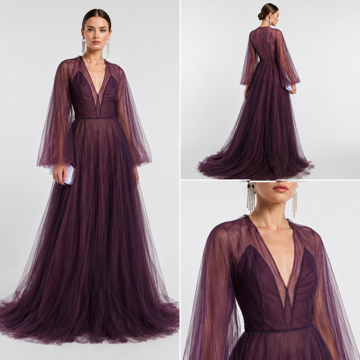 Midnight Tulle Elegance
