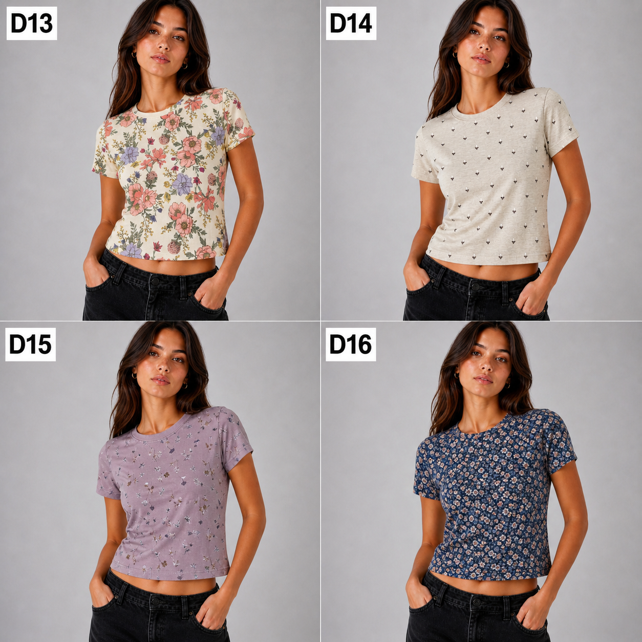 Printed Fitted T-Shirt – Ultra Soft & Stretchy (Multiple Designs)