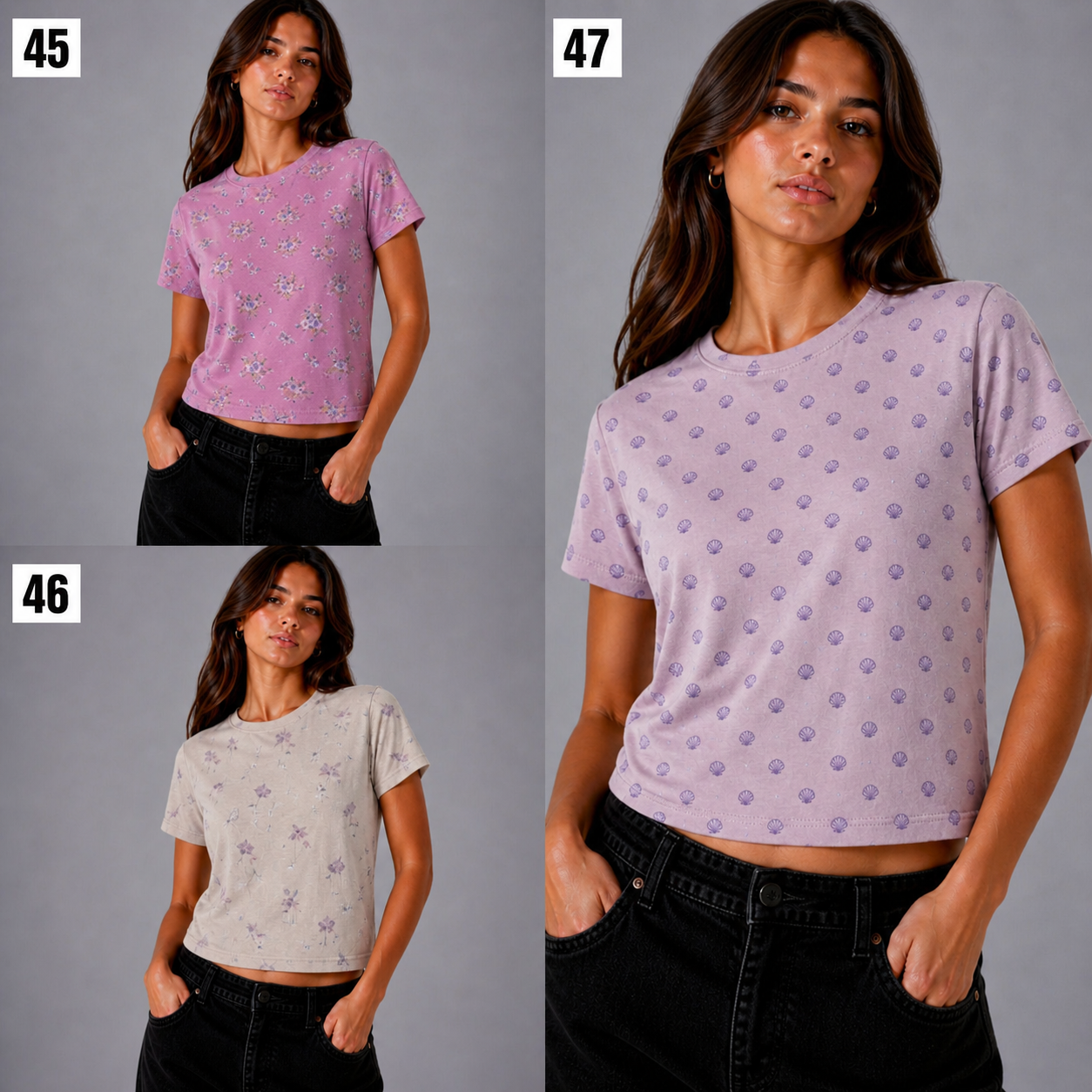 Printed Fitted T-Shirt – Ultra Soft & Stretchy (Multiple Designs)