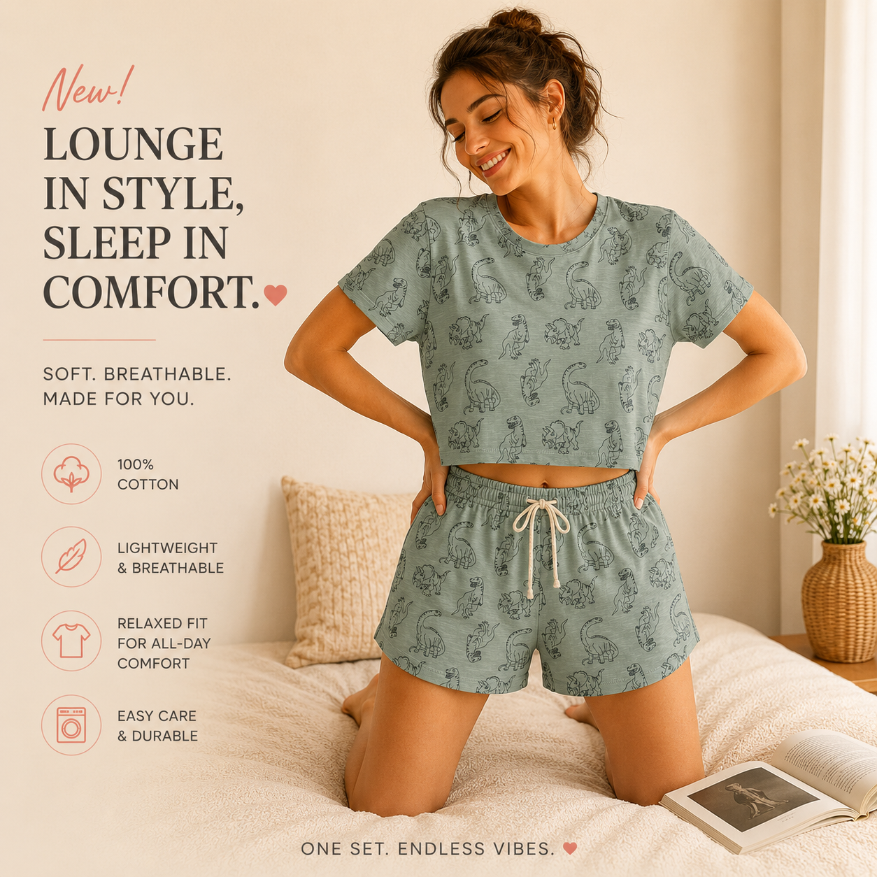 Soft Cotton Lounge Set