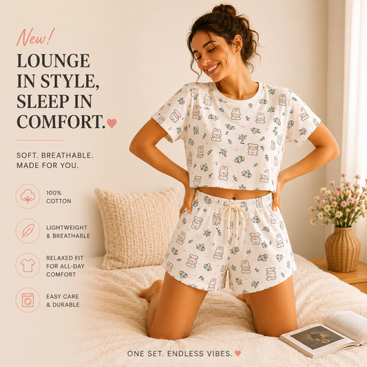 Soft Cotton Lounge Set