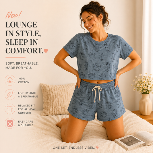 Soft Cotton Lounge Set