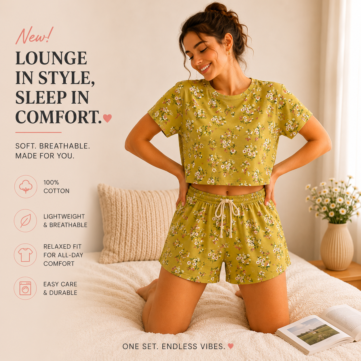 Soft Cotton Lounge Set