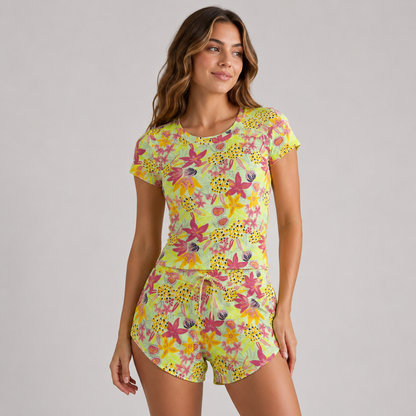 Crop & Shorts Lounge Set
